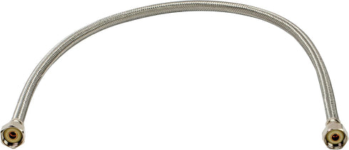 Fluidmaster B4F30 Faucet Connector, Braided Stainless Steel - 1/2 F.I.P. Thread x 1/2 F.I.P. Thread, 30-Inch