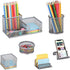 Desk Organizer for Office - 6 Pieces Mesh Multi-Functional Storage Set for Office Supplies Accessories