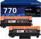Twin Pack TN770 Compatible Toner Cartridge Replacement for Brother TN-770, 4,500 Page Black for HL-L2370DW