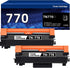 Twin Pack TN770 Compatible Toner Cartridge Replacement for Brother TN-770, 4,500 Page Black for HL-L2370DW