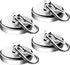 DIYMAG 200LBS Heavy Duty Magnetic Hooks - Strong Neodymium Hooks for Home, Office, Refrigerator, 4 Pack