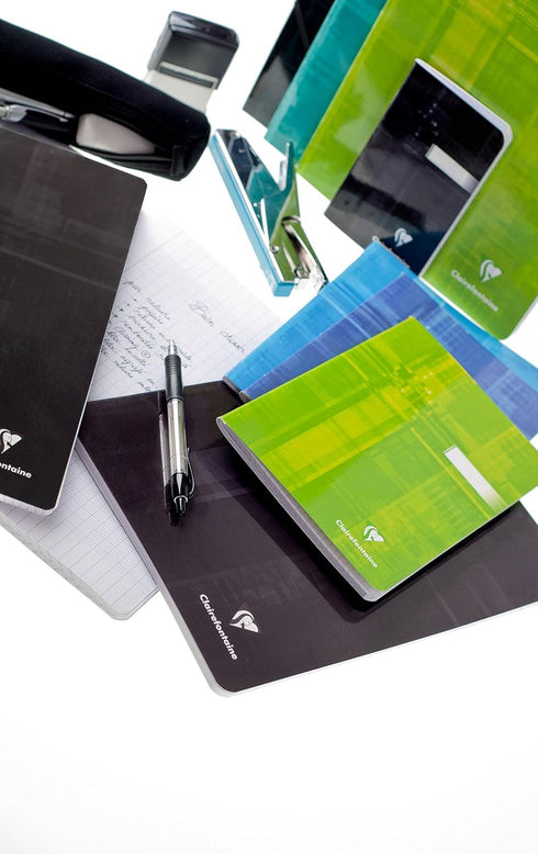 Clairefontaine Staplebound Notebook, Ruled with Margin, 48 Sheets, 6 1/2 x 8 1/4, Assorted Cover Color