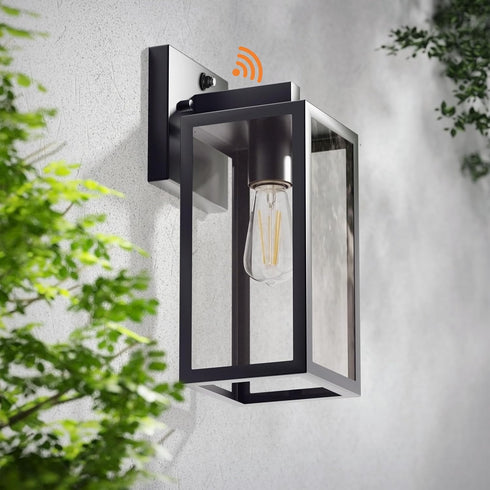 E26 (Bulb Kalium Dusk to Dawn Porch Outdoor Light, Wall Light Fixtures Waterproof Exterior Wall Sconce Light Fixture