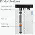 Pneumatic Air Cylinder 32mm Bore 50mm Stroke, Small Double Rod Double Action TN32x50