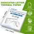 TUXIYA 500 8.5 11 Inch,BPA Sheets Thermal Printer Paper x free Advanced Thermal Printing, US Letter Size Thermal Paper