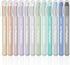 Shuttle Art Bible Highlighters and Pens, 12 Dusty Colors Gel Highlighters No Bleed Through for Journaling and Studying
