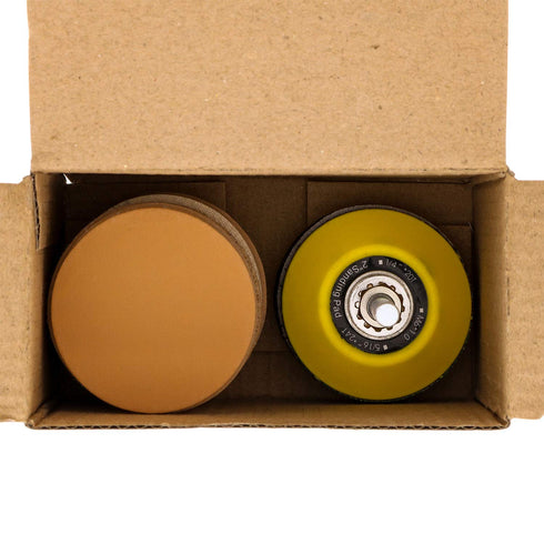Dura-Gold Premium 2" Gold Hook & Loop Sanding Discs Variety Pack Box - 40 to 1000 Grit (5 Sheets Each, 50 Total)