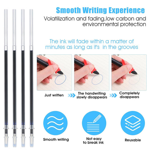 Sibba 60 6 6 Set Magic Pens & Refills for Grooved Handwriting Workbooks for Kids Disappearing Ink Refills Pens & Grips