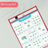 Ndsox 50 Packs Oversized Dry Erase Pockets, Heavy Duty Clear Plastic Document Sleeves for Teacher Classroom