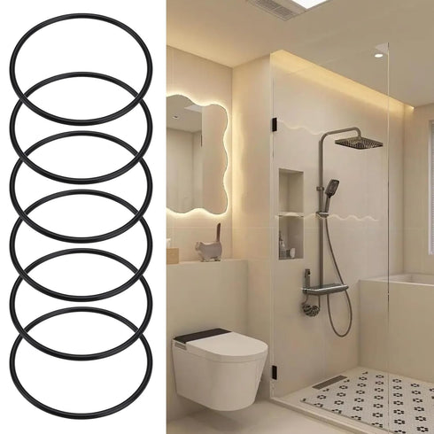 20PCS Nitrile Rubber O-Rings, 76mm OD 70mm ID 3mm Width for Faucet Plumbing Repair, Black