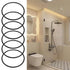 20PCS Nitrile Rubber O-Rings, 76mm OD 70mm ID 3mm Width for Faucet Plumbing Repair, Black