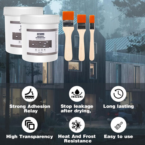 21 Oz (600g) Jaysuing Invisible Waterproof Agent, Waterproof Insulating Sealant, Transparent Waterproof Coating