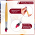 Outus Bamboo Brush Shape Ballpoint Pen - 30 Pieces Novelty Retractable Paintbrush Ink Pens for Art Activities