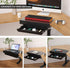 Clamp on Desk Corner Sleeve with Drawer, L Desk Connector Platform with Under Desk Drawer for Extender Desk Space