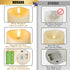 3 Pack NURADA Outdoor Flameless Candles with Remote Timer - Waterproof Realistic Flickering LED Pillar Electric Battery