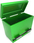 Green Stainless Steel Pencil Dispenser Holder with 6 Beautiful Stickers for Classroom, Home Office (Pencils Not