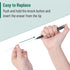 Mr. Pen Pen Style Eraser, 2 Pack - Square & Round Tip Eraser Pen, Precision Eraser for Drawing, Artist Eraser
