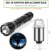 Honoson 30 Lumen 3-Volt LED Replacement Bulb Flashlight Bulbs LED Torch Flashlight Bulb with 10 Year Lifespan, 41-1643 (2) by Honoson