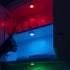 40 Closets, 2-Pack, Amazon Basics LED Puck Lights, Color Changing, Battery Operated, IR Remote, Lumens, Under Cabinet