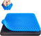 Large Gel Seat Cushion for Long Sitting, 17.7 x 17.7 inches, Soft & Breathable Non-Slip Cover for Chair