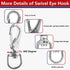 Swivel Eye Snap Hooks – 304 Stainless Steel Heavy Duty Spring Hooks for Keychains, Bird Feeders, Pet Chains