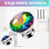 Youyole 10 Pcs Dresser Crystal Knobs, 30mm Glass Pull for Cabinets and Drawers, Fresh Style Knobs for Dresser Drawers
