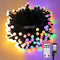 Brizled 66ft 200 LED Color Changing String Lights, Warm White & Colored