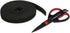 Reusable Hook & Loop Strong Grip Fastener Roll 3/4" x 16' (3/4" Wide, 16 Feet Long) - Black by ENVISIONED