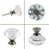 YourGift 12 Pack Diamond Shaped Crystal Glass Drawer Knobs, 30mm Cabinet Pull Handles (Bronze)