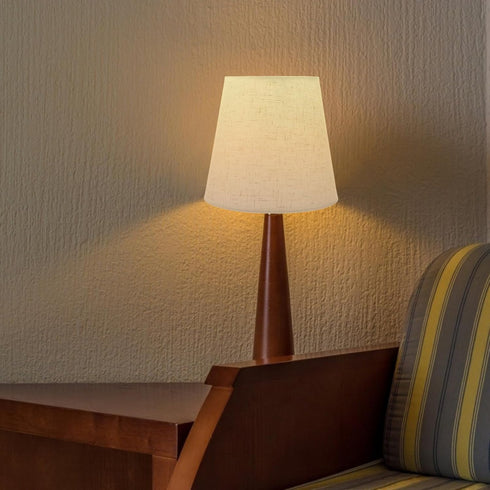 1Pc Fabric Light, Desktop Round lamp Small Drum Lamp Shades, Lamp Shade Bedside Lamp Shade for Table Lamps Floor Lamps