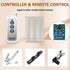 Micro Linear-Actuator 12V DC 64N/14.4lb with Remote Control, 2” Stroke Mini Metal Motion Actuator & Controller