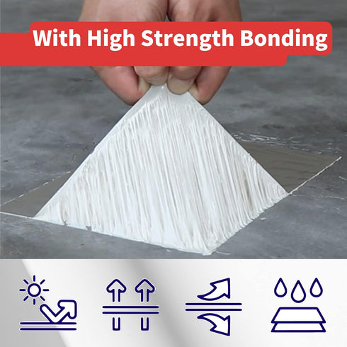 Butyl Tape, Waterproof Tape 3.94" W X 32.8'L Aluminum Foil Tape with Butyl Rubber Adhesive for RV Repair