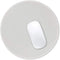 Hsurbtra Premium-Textured Mouse Pad - Small Round 8.7 x 8.7 Inch Gray, Anti-Slip Waterproof Rubber for Office Home