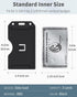 Pawfly 5 Pack Vertical Double-Sided Badge Holder - 3-Card Plastic Case with Grippers for IDs, Credit Cards, Licenses