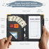 YeeCASE Server Book, Waiter Wallet in High Quality Leather, with Money Pocket and Zipper Pouch, Restaurant Waitstaff