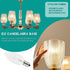 MEQIQTEK E12 60 Bulbs, Bulbs 2500K, 500 Dimmable B10 Bulbs (12 Pack) Watt Incandescent Candle Light Chandelier Light