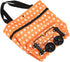 Ciglow Shop.(12-Orange) Shopping Bag, Oxford Cloth Reusable Shopping Bags with Wheel Rolling Dual-Purpose Foldable