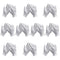 10 Pairs Archival Photo Gloves, White Work Gloves for Handling Art and Photography