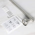 NearMoon Bathroom Towel Bar, Thicken Stainless Steel Shower Towel Rack, Wall Mounted (Brushed Nickel, 12 Inch)