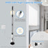 400RPM/Mins, 9 IPX7 Electric Spin Scrubber with Power LCD Display, Cordless Bathroom Cleaning Brush with Adjustable