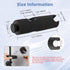 18.5-25mm Hibbent Adjustable Shower Head Holder for Slide Bar, Universal Handheld Showerhead Bracket, Sprayer Holder