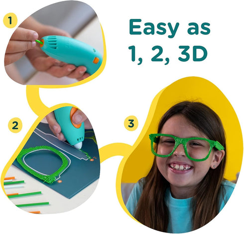 3Doodler Start+ Essentials (2024) 3D Pen Set for Kids, Easy to Use, Educational STEM Toy for Ages 6+