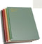 Yansanido Spiral Notebook, 4 Pcs B5 Thick Plastic Hardcover, Graph Paper, 80 Sheets - 160 Pages Journals for Study