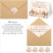Sinload 50 Sets Volunteer Thank You Cards with Envelopes and Stickers Appreciation Gifts