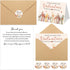 Sinload 50 Sets Volunteer Thank You Cards with Envelopes and Stickers Appreciation Gifts