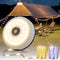 MDCMLKS Camping String Lights, 4 in 1 Portable Camping Light Rechargeable, 8 Lighting