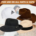 Hat Tape Roll 300" (25 Feet) Black - Hard Hats Size Reducer Foam Filler for Fedora, Baseball Caps