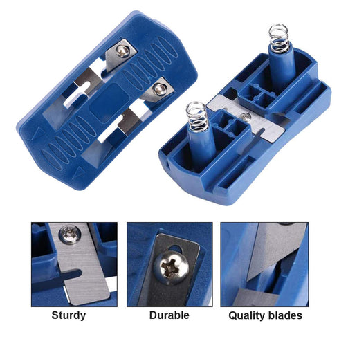 Edge Banding Trimmer - Mini Plastic PVC Plywood Melamine Wood Edge Band Cutter for Woodworking