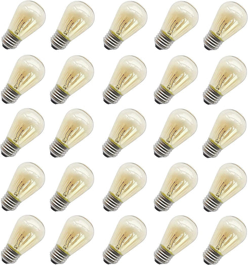 Rolay 11W Outdoor String Light Bulbs, S14 Incandescent Replacement Bulbs for Outdoor Patio