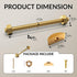 12Pcs Countertop Connector Bolts, M8x100mm Joint Fasteners for Furniture, Drawbolt/Butcher Block Connector Kit